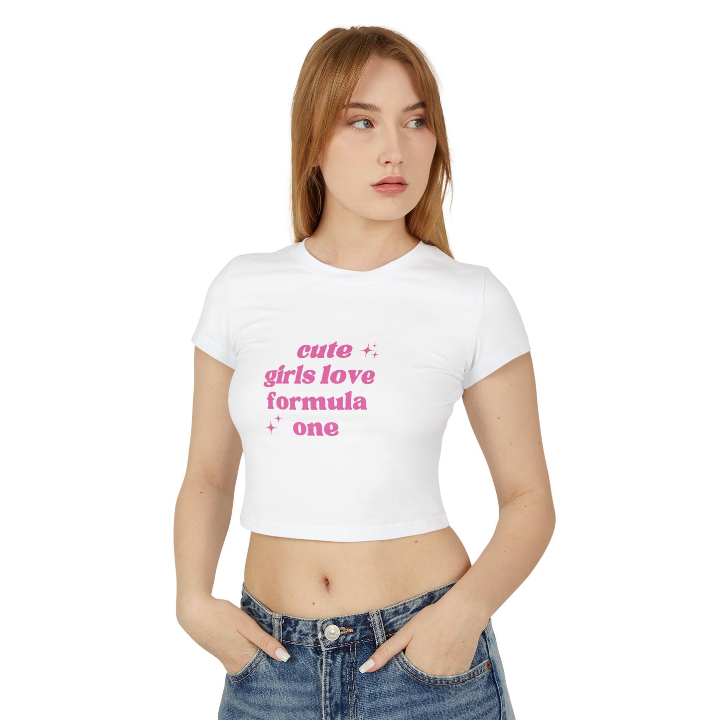 cute girls love F1 baby tee - SCUDERIAMODA