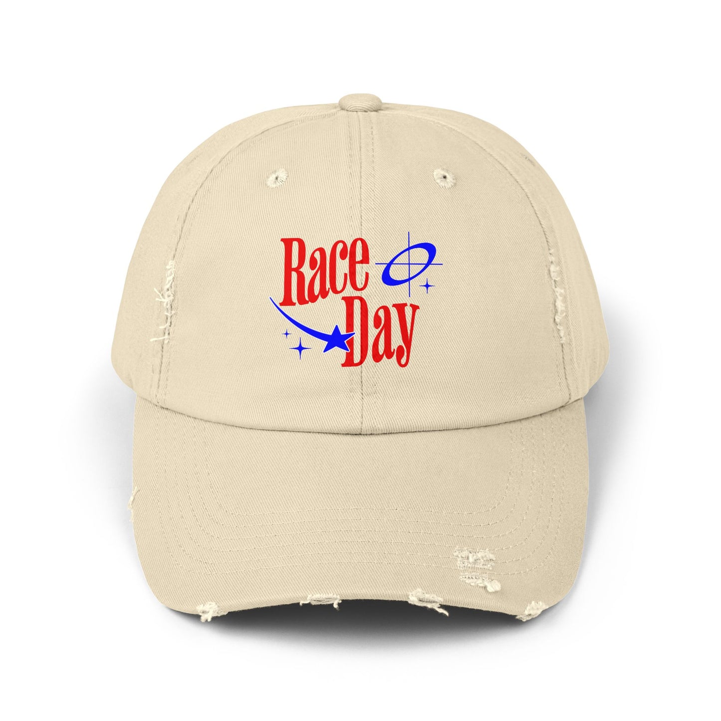 race day distressed dad cap - SCUDERIAMODA