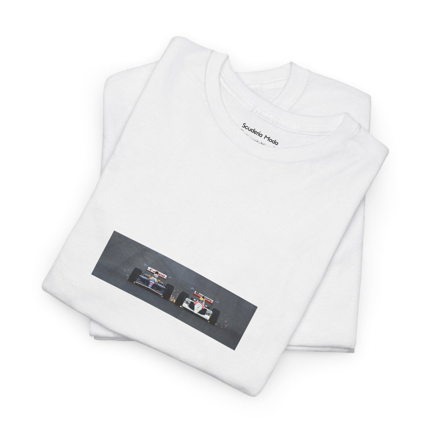 senna / mansell spain 1991 tee - SCUDERIAMODA