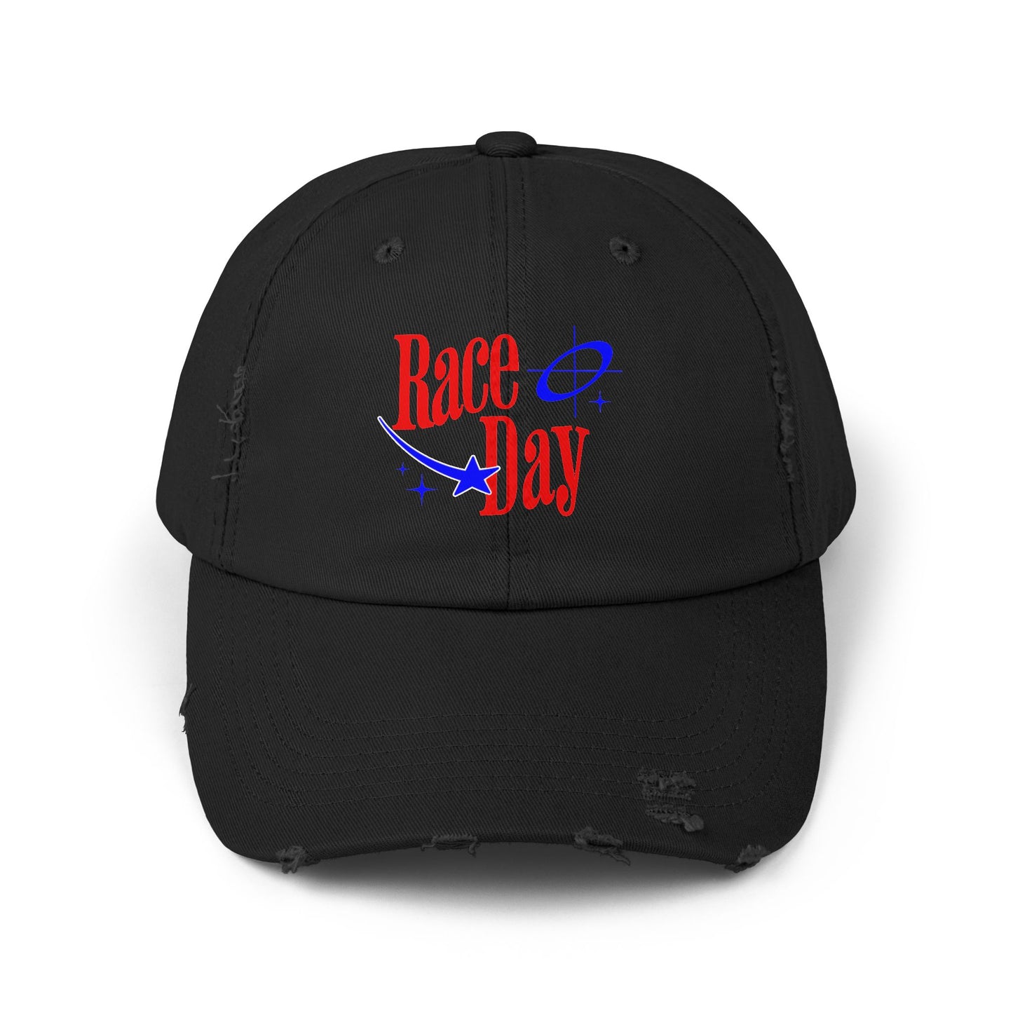 race day distressed dad cap - SCUDERIAMODA