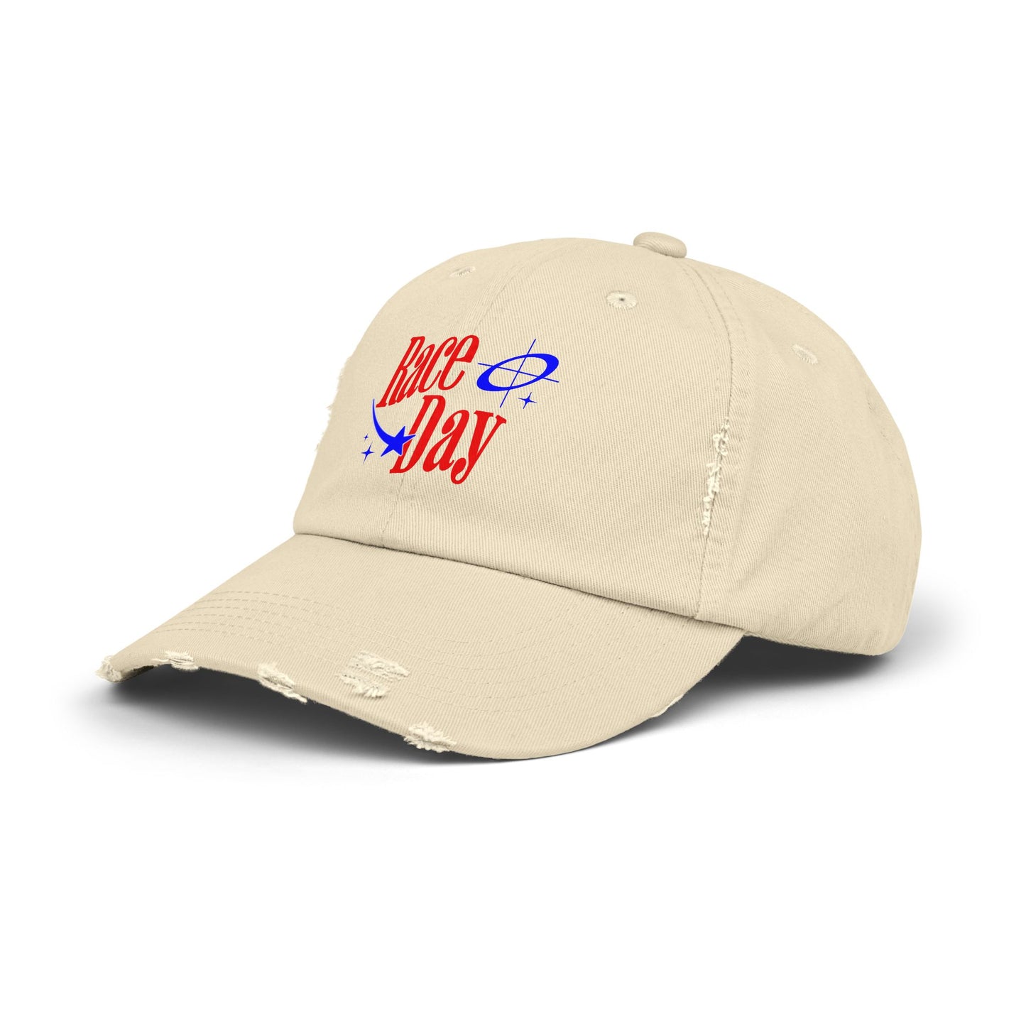 race day distressed dad cap - SCUDERIAMODA