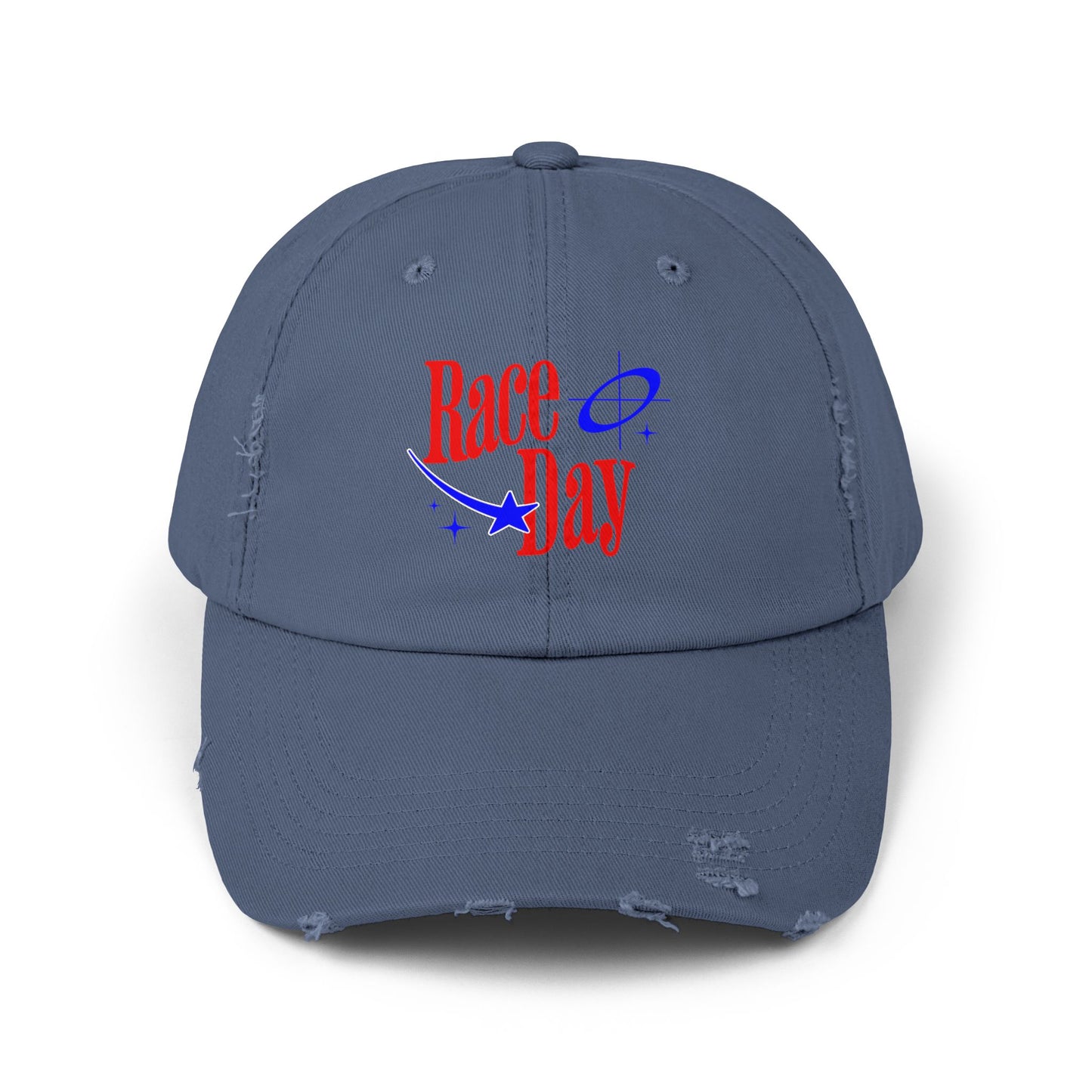race day distressed dad cap - SCUDERIAMODA