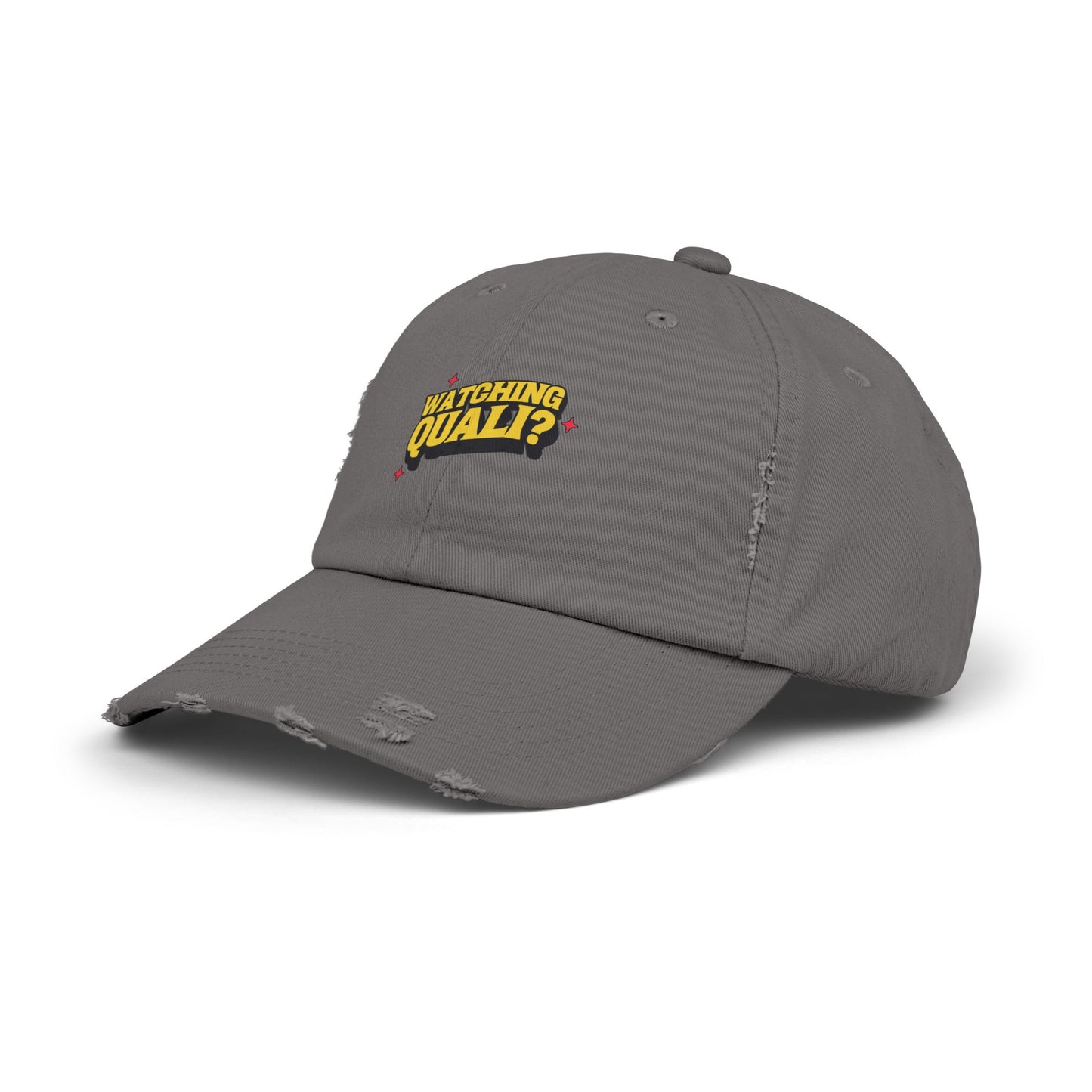 qualifying distressed dad cap - SCUDERIAMODA