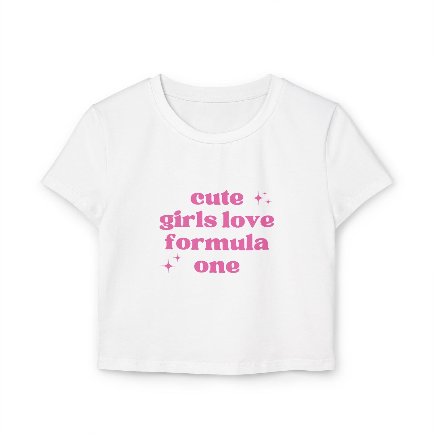 cute girls love F1 baby tee - SCUDERIAMODA