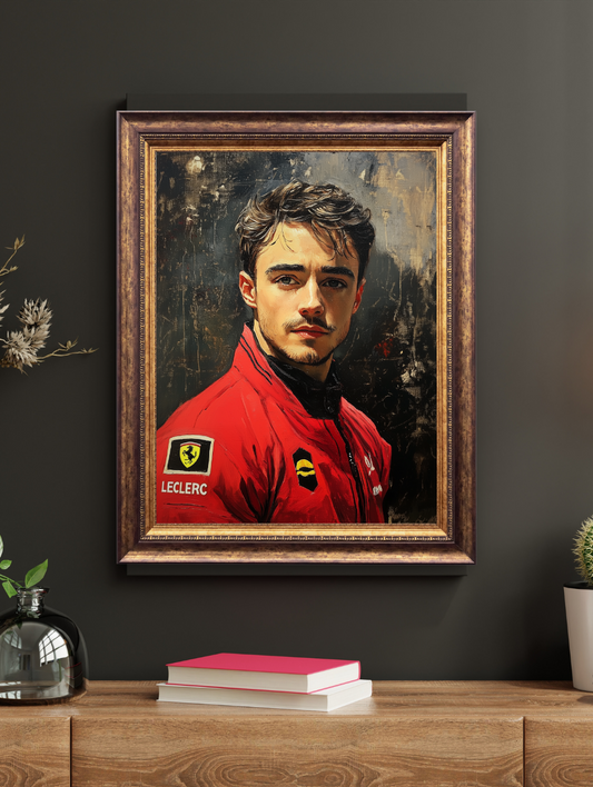 Charles Leclerc out of Water – Museum-Grade Wall Art Print