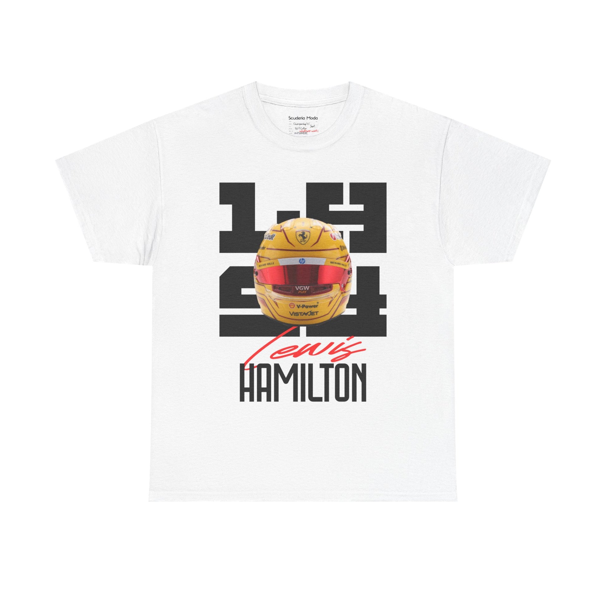 LH44 Lewis Hamilton tee - SCUDERIAMODA